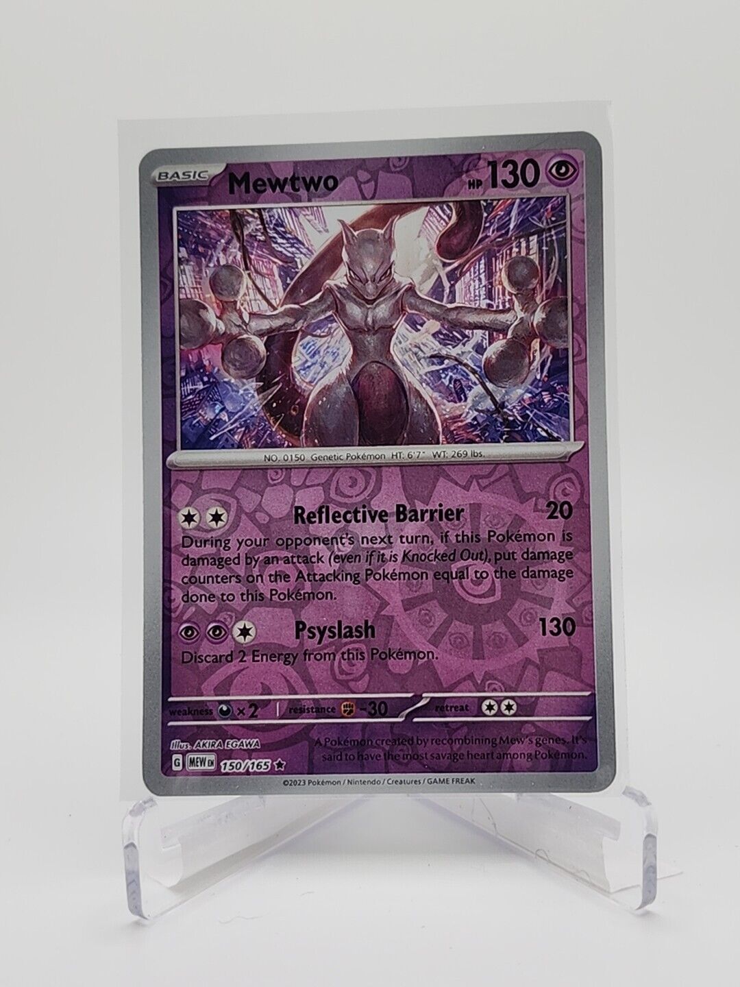 150/165 Mewtwo [Reverse Holo]  Pokémon TGC Scarlet & Violet - 151