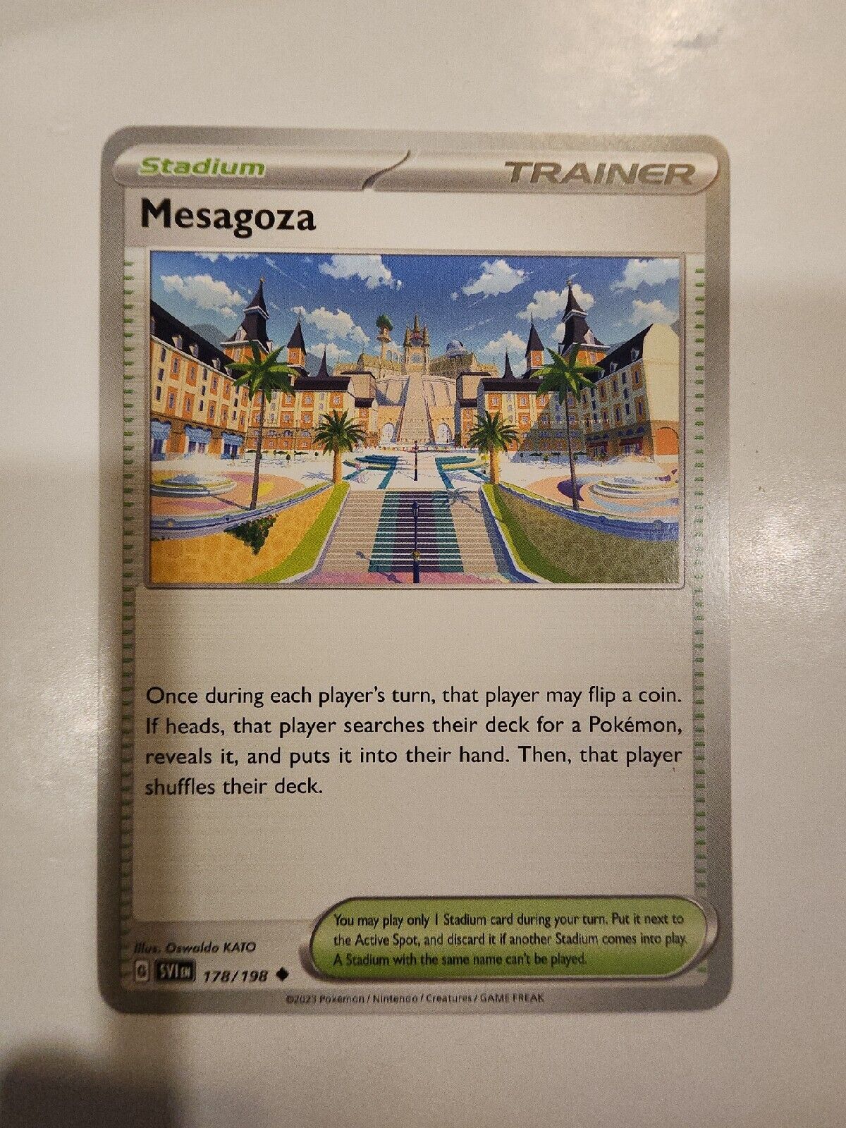 Mesagoza 178/198 Pokémon TGC Scarlet & Violet