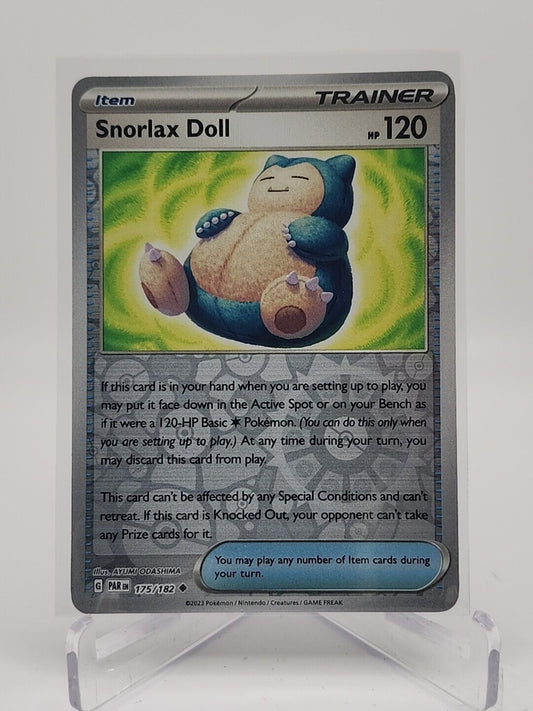 Snorlax Doll [Reverse Holo]  175/182 Pokémon TCG Paradox Rift