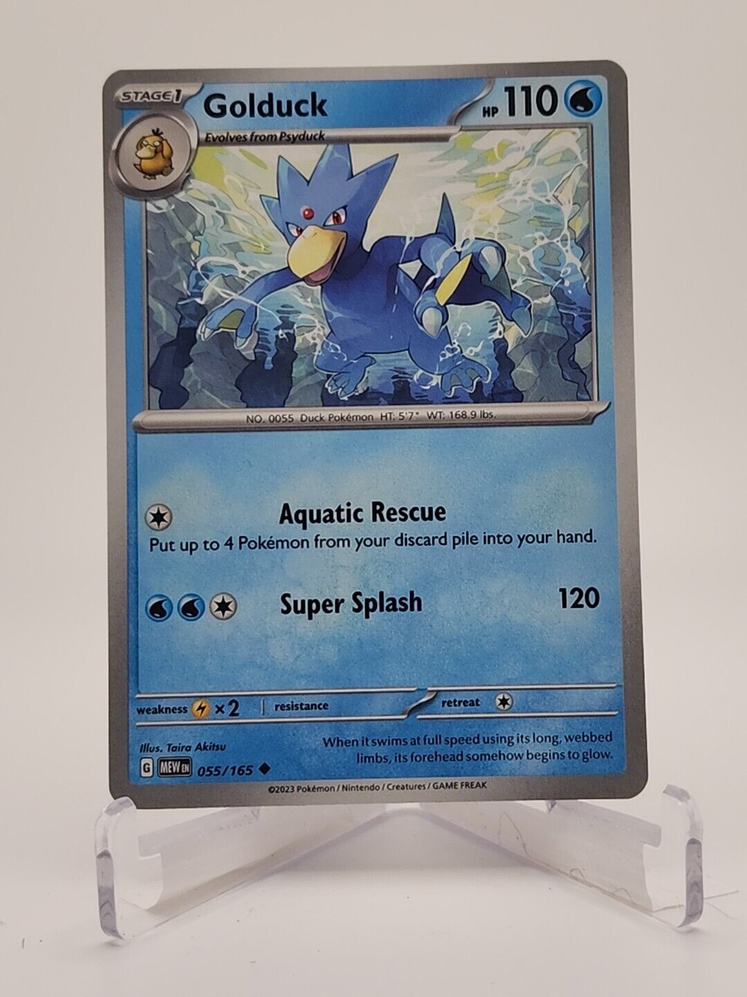 55/165 Golduck  Pokémon TGC Scarlet & Violet - 151