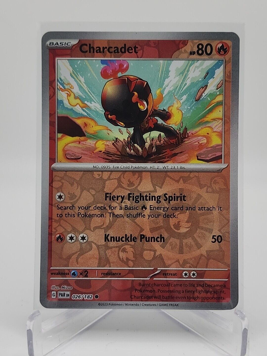 Charcadet [Reverse Holo]  26/182 Pokémon TCG Paradox Rift