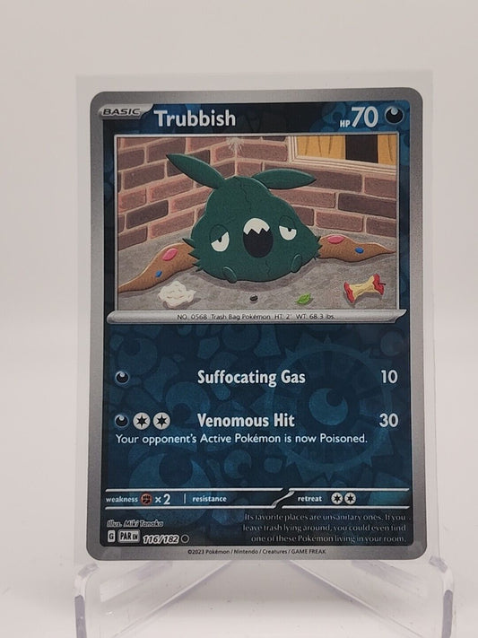 Trubbish [Reverse Holo]  116/182 Pokémon TCG Paradox Rift