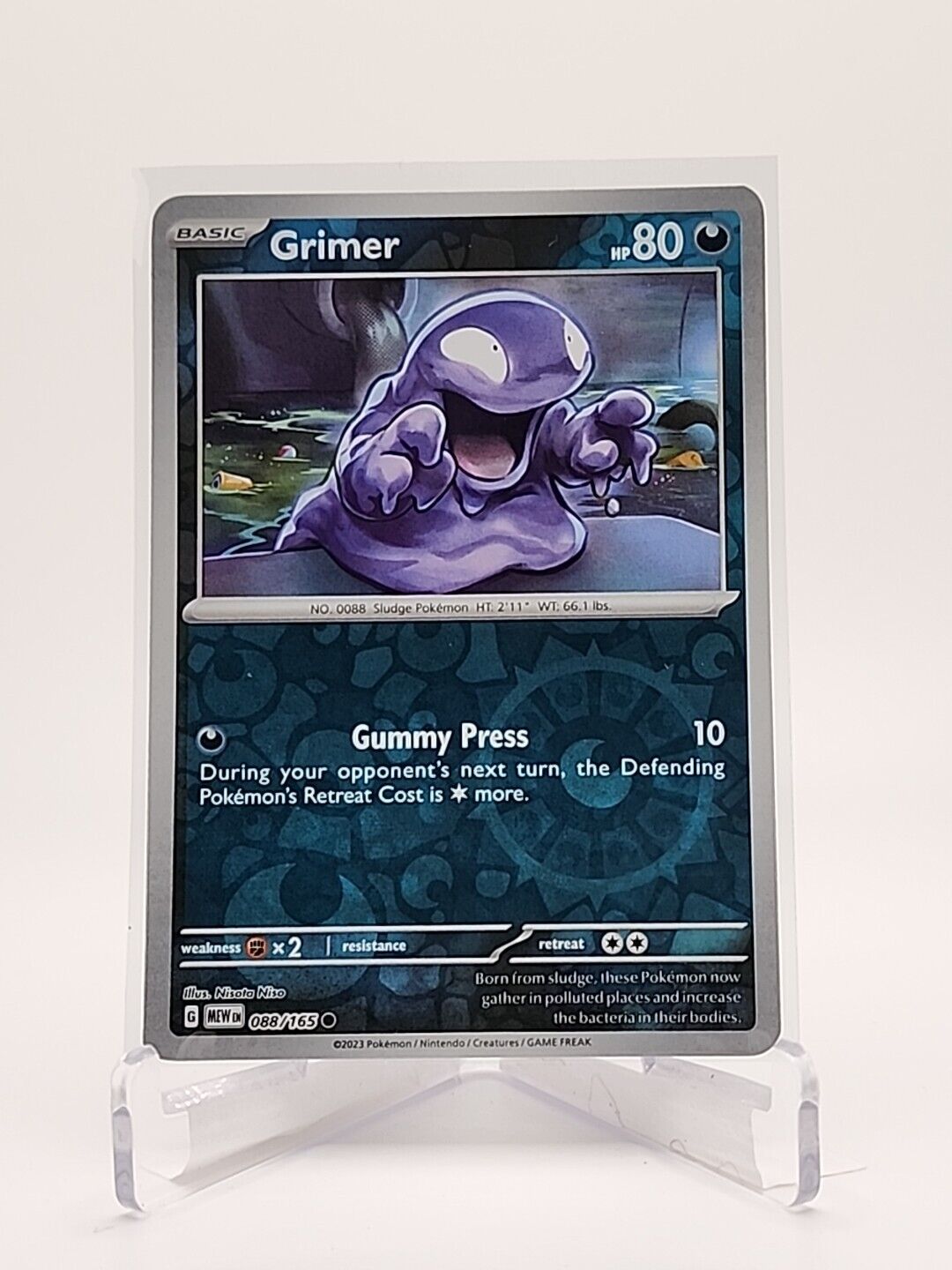 88/165 Grimer [Reverse Holo]  Pokémon TGC Scarlet & Violet - 151