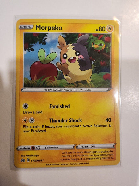 Morpeko SWSH031 Holo - 2020 Pokemon Black Star Promo NM