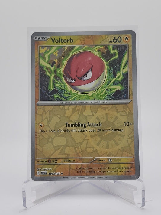 100/165 Voltorb [Reverse Holo]  Pokémon TGC Scarlet & Violet - 151