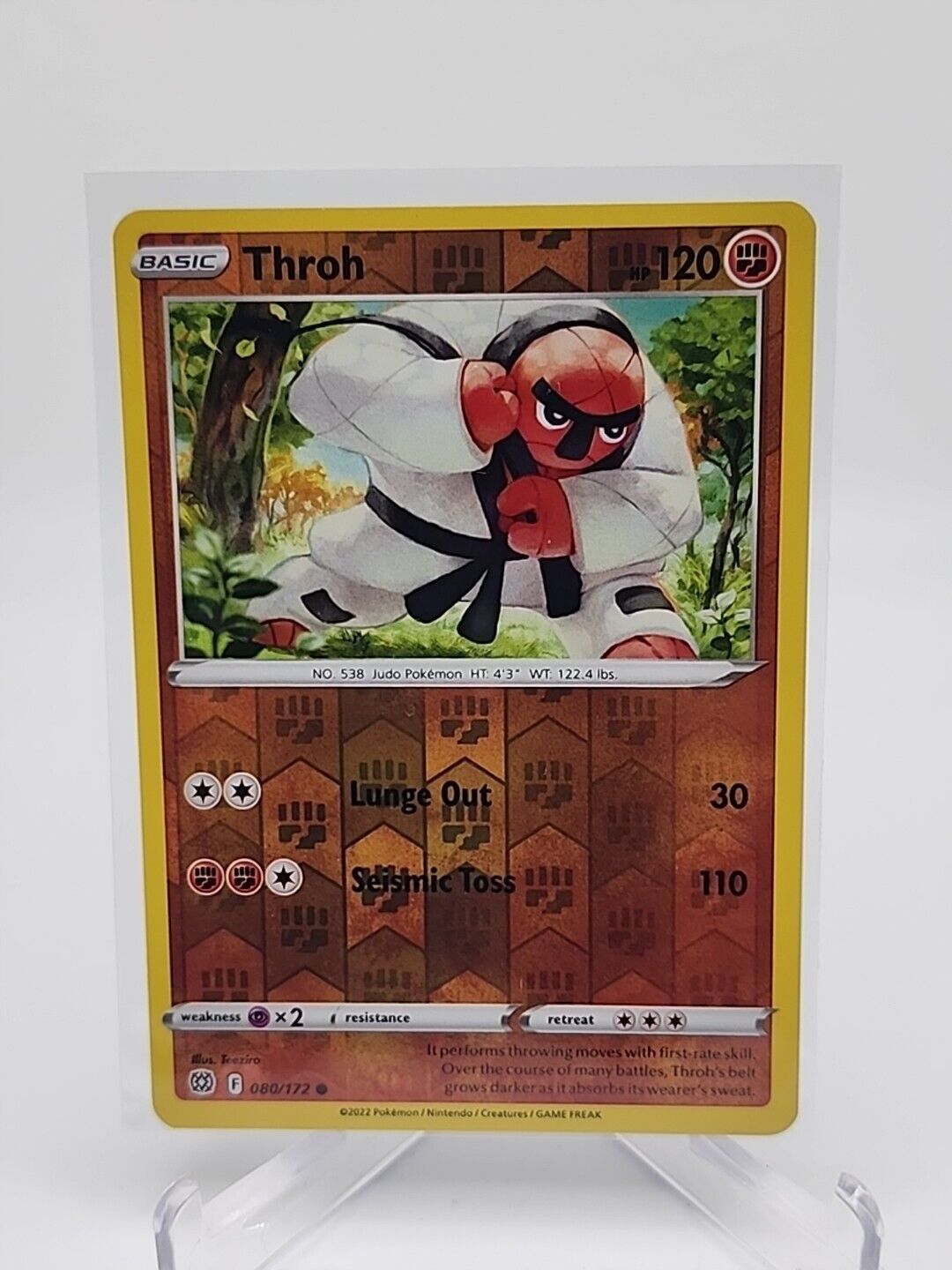 Throh [Reverse Holo]  80/172 Pokémon TCG Brilliant Stars