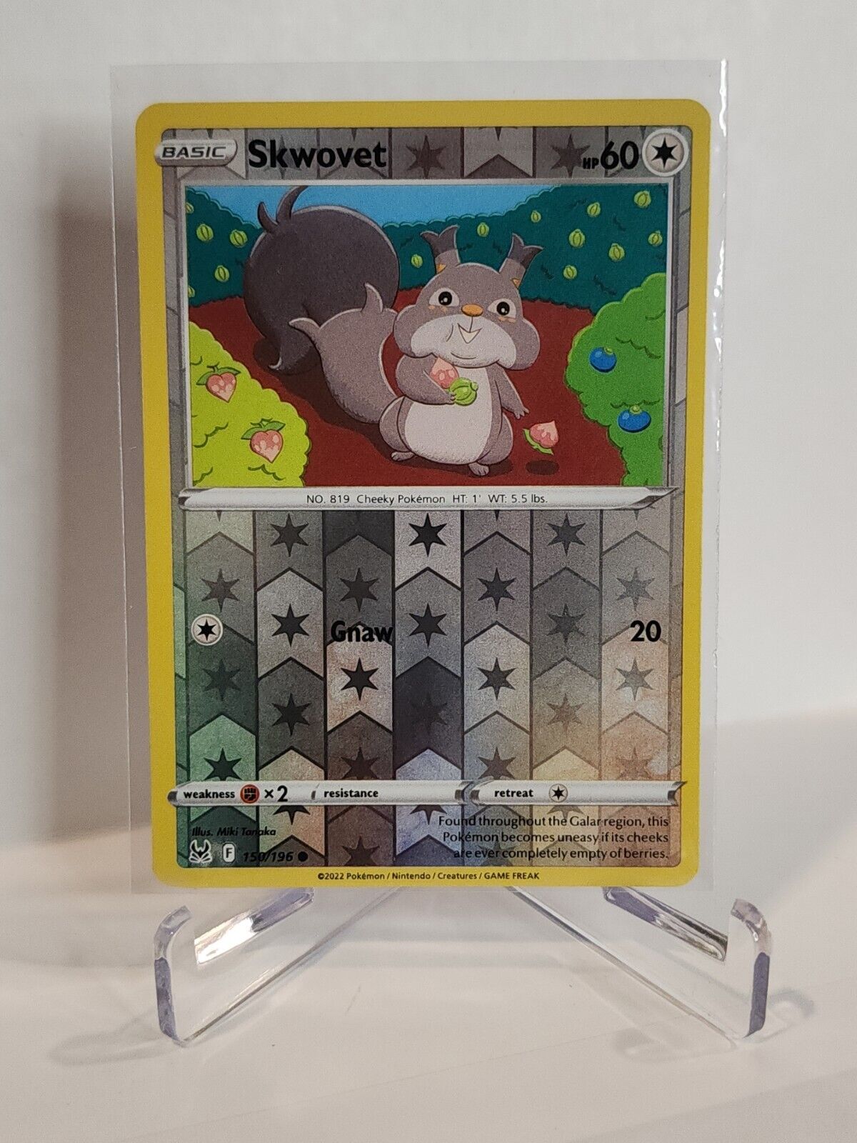 150/196 Skwovet [Reverse Holo]  Pokémon TGC Lost Origin