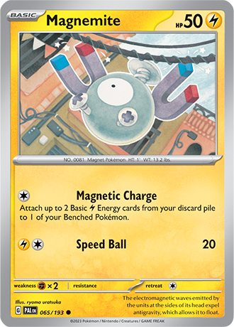 Magnemite [Reverse Holo]  65/193 Pokémon TCG Paldea Evolved