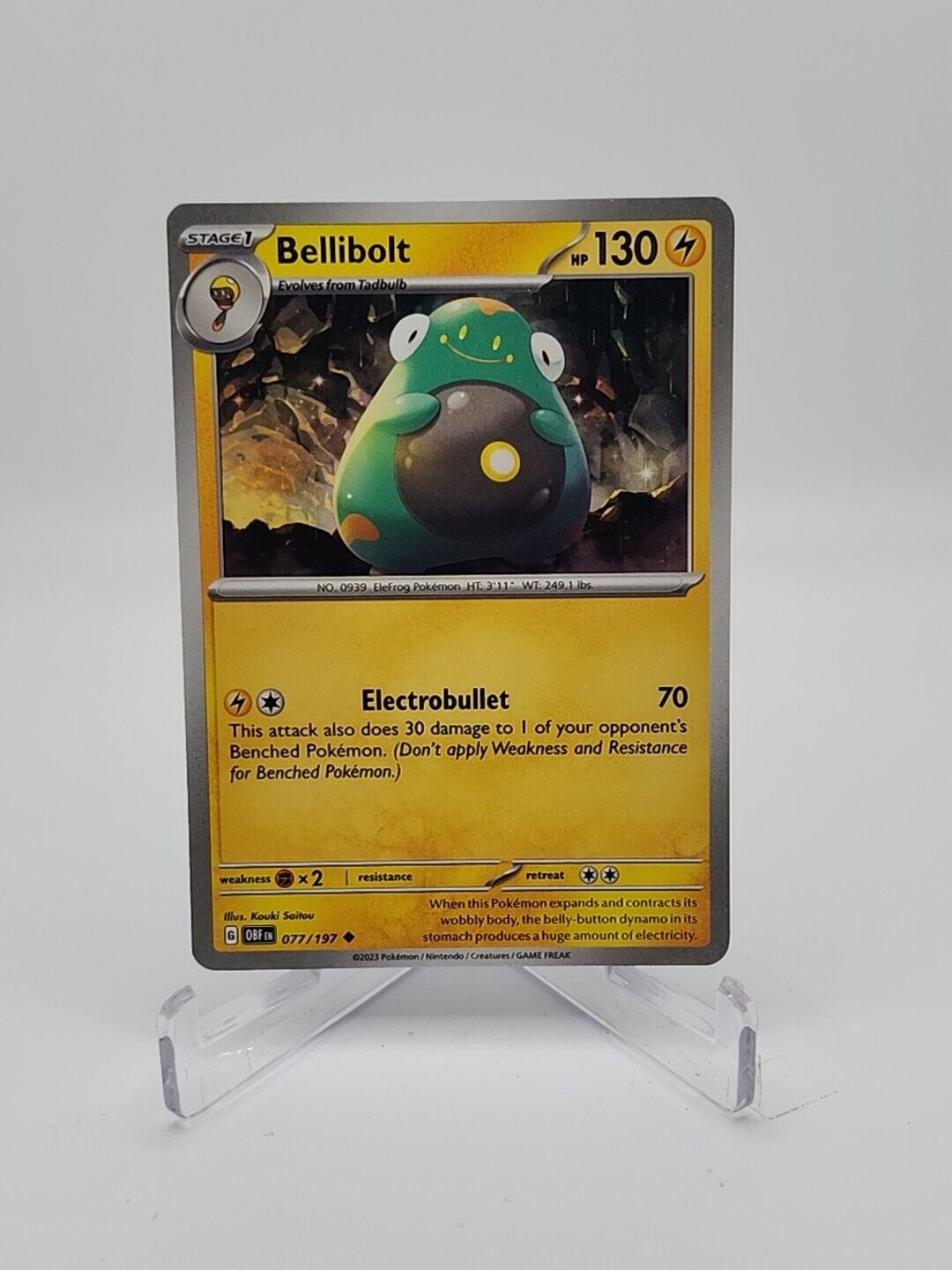 77/197 Bellibolt Pokémon TCG Obsidian Flames