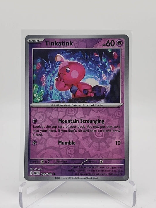 Tinkatink [Reverse Holo]  82/182 Pokémon TCG Paradox Rift