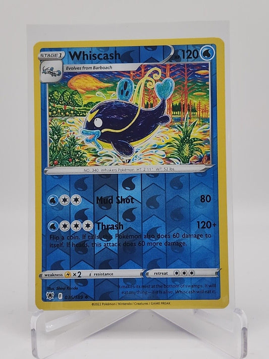 Whiscash [Reverse Holo]  36/189 Pokémon TCG Astral Radiance