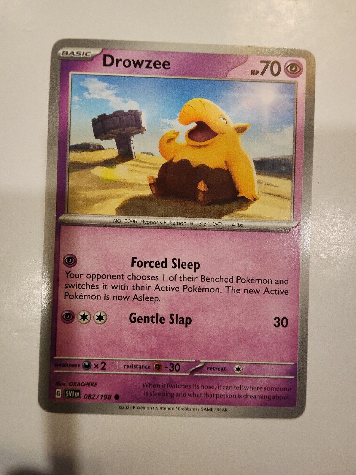 Drowzee 82/198 Pokémon TGC Scarlet & Violet