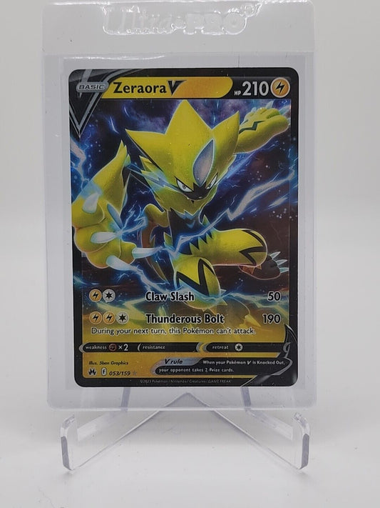 Zeraora V 53/159 Pokémon TGC Crown Zenith