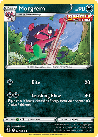 Morgrem  177/264 Pokémon TCG Fusion Strike