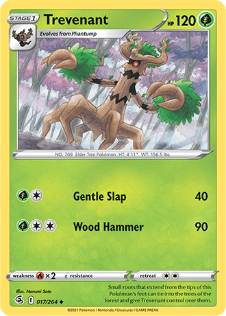 Trevenant  17/264 Pokémon TCG Fusion Strike