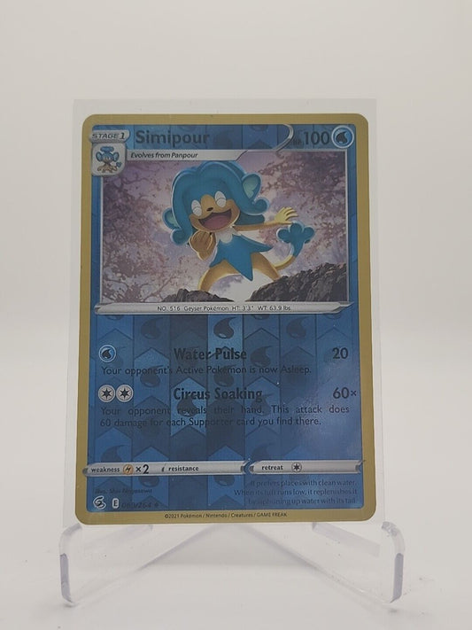 Simipour [Reverse Holo] 69/264 Pokémon TGC Fusion Strike