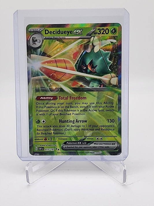 15/197 Decidueye ex Pokémon TCG Obsidian Flames