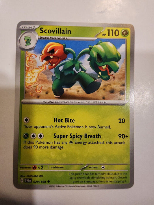 Scovillain 29/198 Pokémon TGC Scarlet & Violet