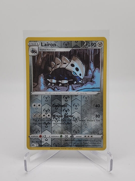 Lairon [Reverse Holo] 88/159 Pokémon TGC Crown Zenith