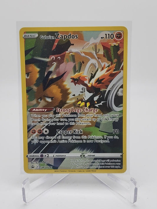 Galarian Zapdos SWSH283 Black Star Promo Pokémon TGC Crown Zenith