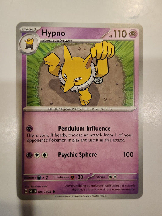 Hypno 83/198 Pokémon TGC Scarlet & Violet