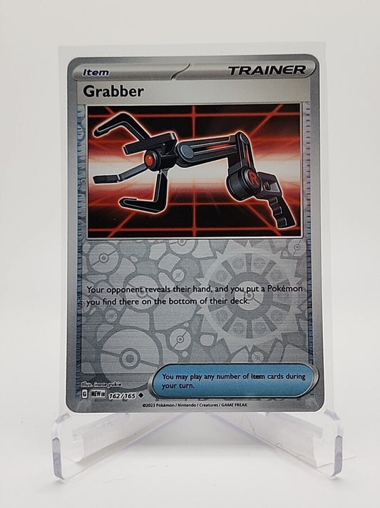 162/165 Grabber [Reverse Holo]  Pokémon TGC Scarlet & Violet - 151