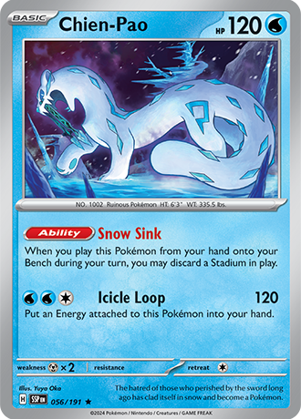 Chien-Pao  56/191 Pokémon TCG Surging Sparks