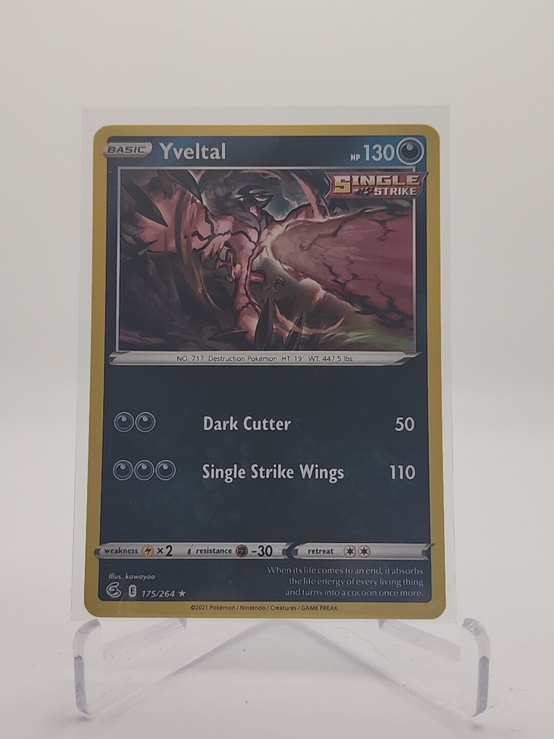 Yveltal 175/264 Pokémon TGC Fusion Strike