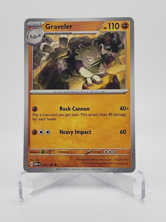 75/165 Graveler  Pokémon TGC Scarlet & Violet - 151