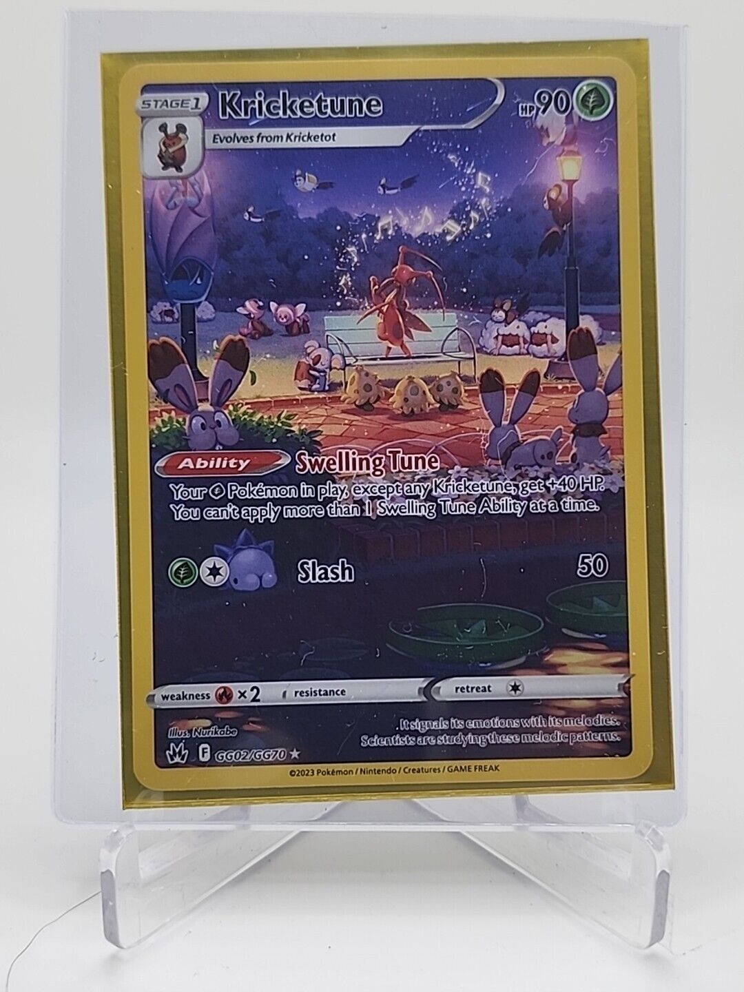 Kricketune  GG02/159 Pokémon TCG Crown Zenith