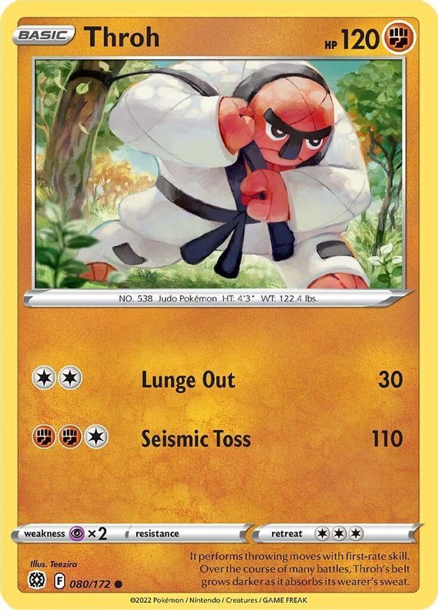 Throh  80/172 Pokémon TCG Brilliant Stars