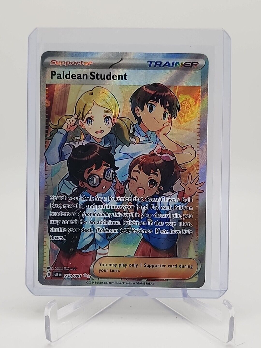 Paldean Student  230/91 Pokémon TCG Paldean Fates