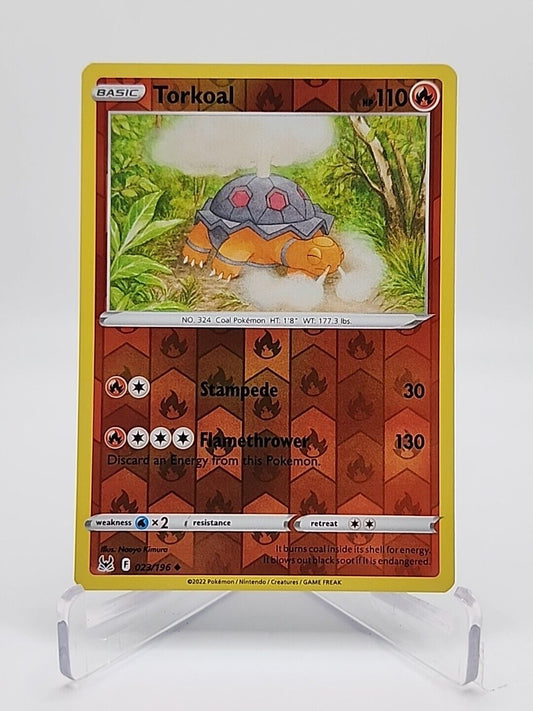 Torkoal [Reverse Holo]  23/196 Pokémon TCG Lost Origin