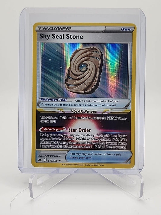 Sky Seal Stone  143/159 Pokémon TCG Crown Zenith