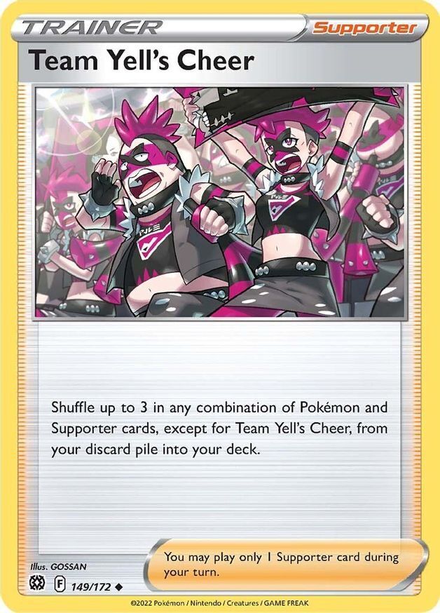 Team Yell's Cheer  149/172 Pokémon TCG Brilliant Stars