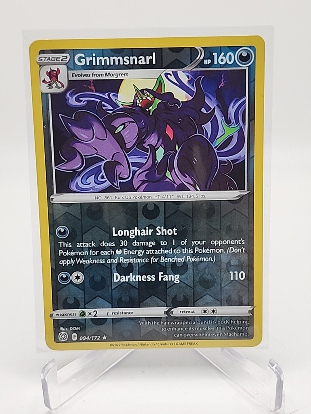 Grimmsnarl [Reverse Holo]  94/172 Pokémon TCG Brilliant Stars