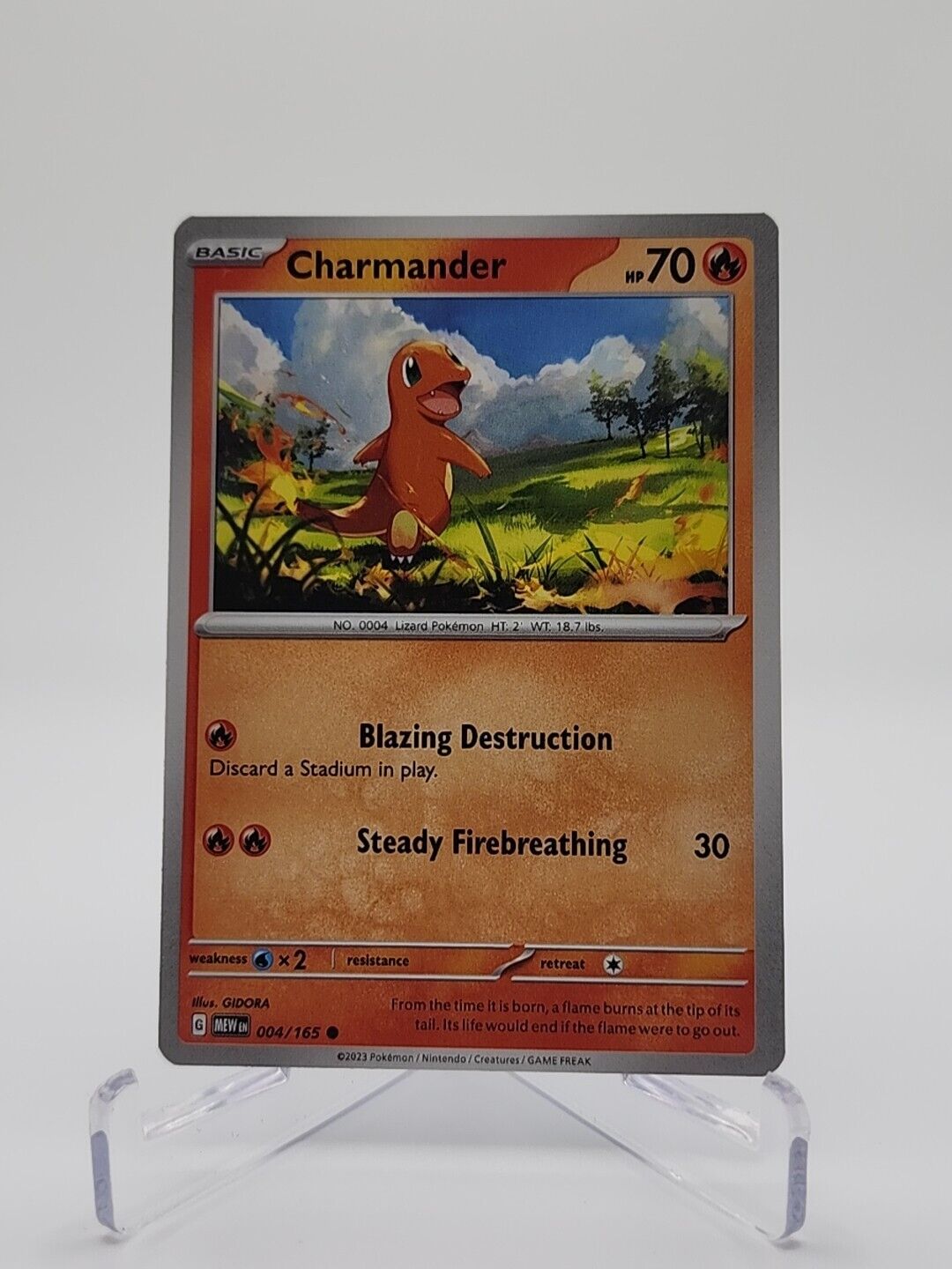 4/165 Charmander  Pokémon TGC Scarlet & Violet - 151