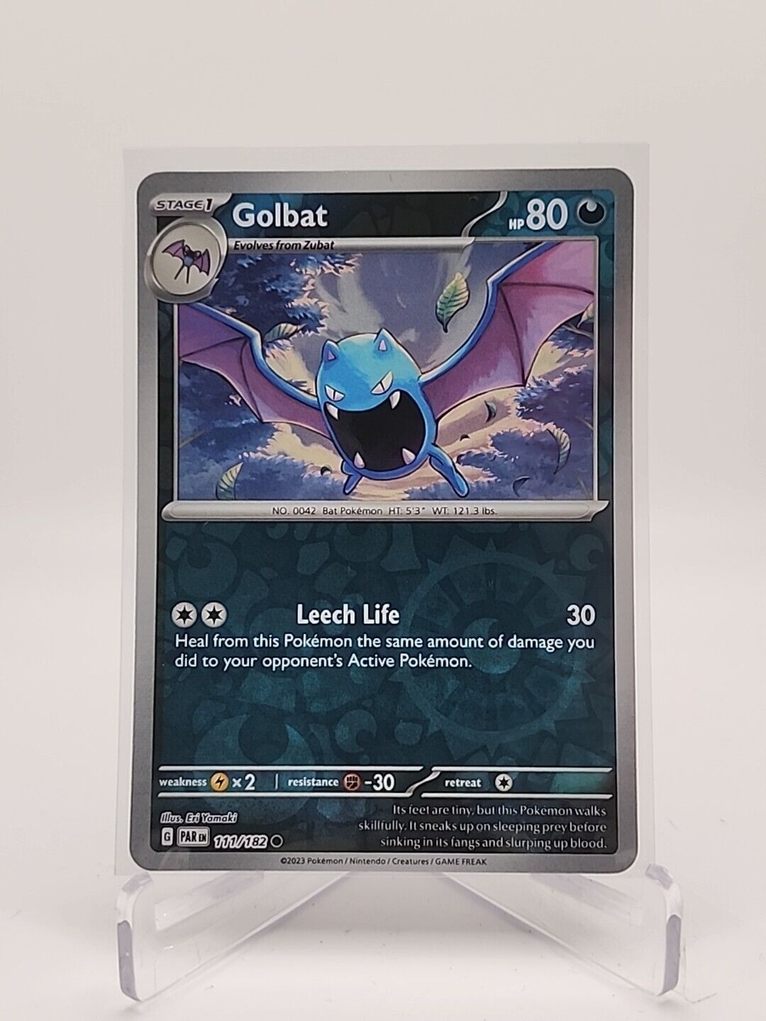 Golbat [Reverse Holo]  111/182 Pokémon TCG Paradox Rift