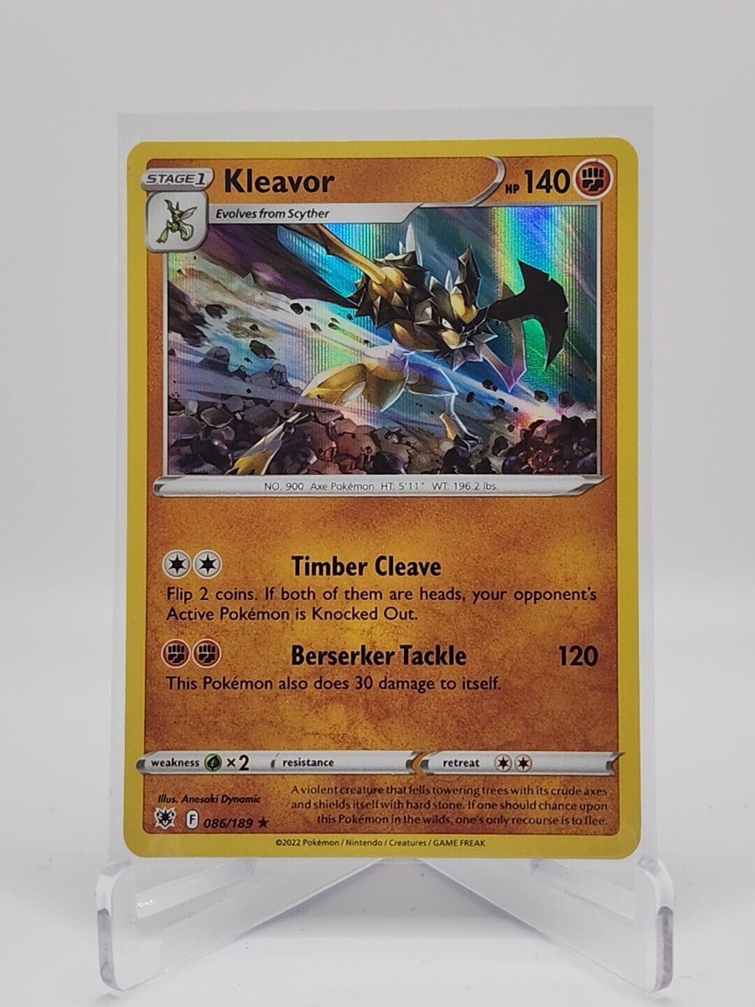 Kleavor [Holo]  86/189 Pokémon TCG Astral Radiance