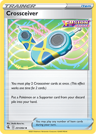 Crossceiver  231/264 Pokémon TCG Fusion Strike