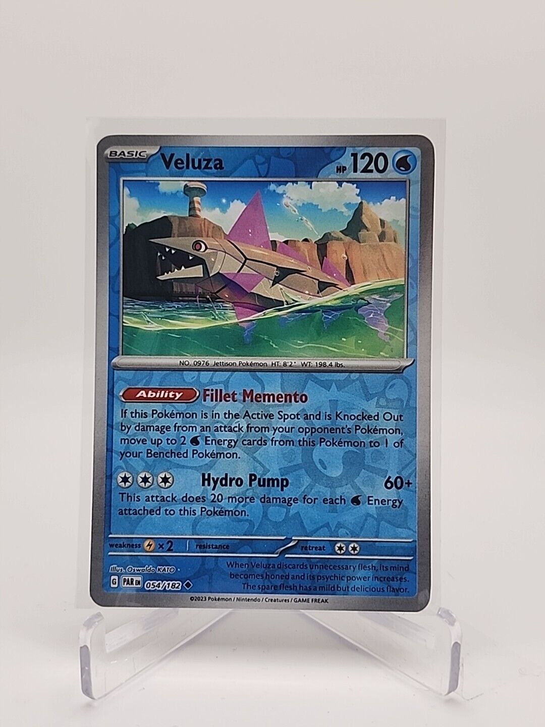 Veluza [Reverse Holo]  54/182 Pokémon TCG Paradox Rift