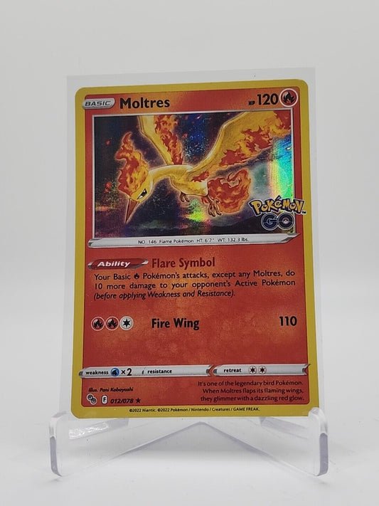 Moltres [Holo] 12/78 Pokémon TGC Pokemon Go