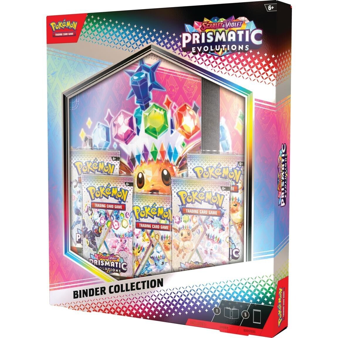 Pokémon TCG: PRISMATIC EVOLUTIONS Binder Collection (Brand New/Sealed)