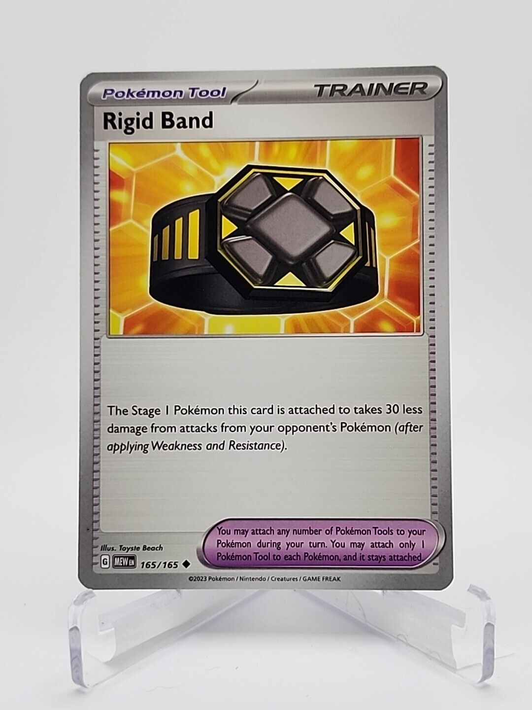 165/165 Rigid Band  Pokémon TGC Scarlet & Violet - 151