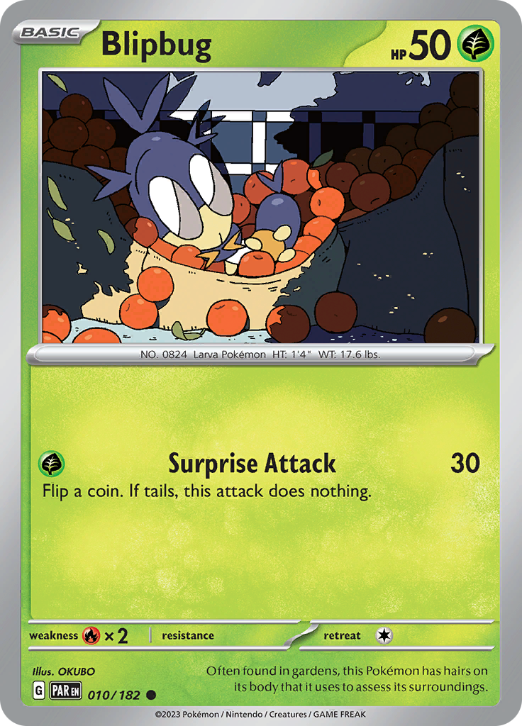 Blipbug  10/182 Pokémon TCG Paradox Rift