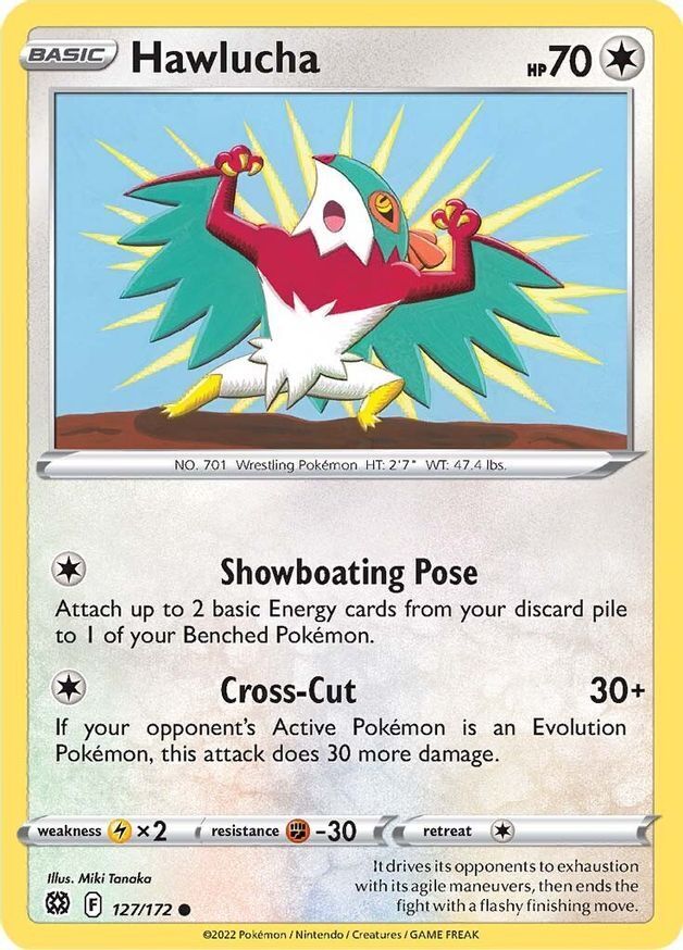 Hawlucha  127/172 Pokémon TCG Brilliant Stars