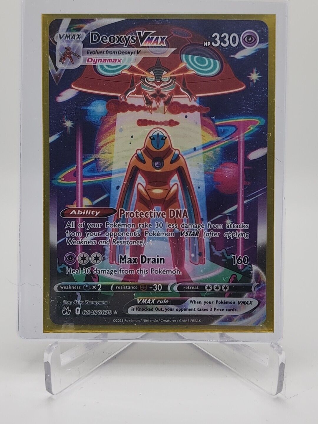 Deoxys VMAX  GG45/159 Pokémon TCG Crown Zenith