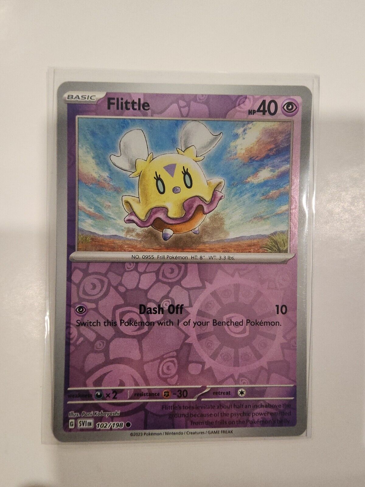 Flittle [Reverse Holo] 102/198 Pokémon TGC Scarlet & Violet