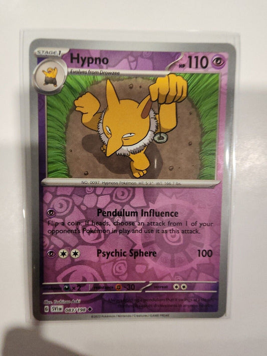 Hypno [Reverse Holo] 83/198 Pokémon TGC Scarlet & Violet