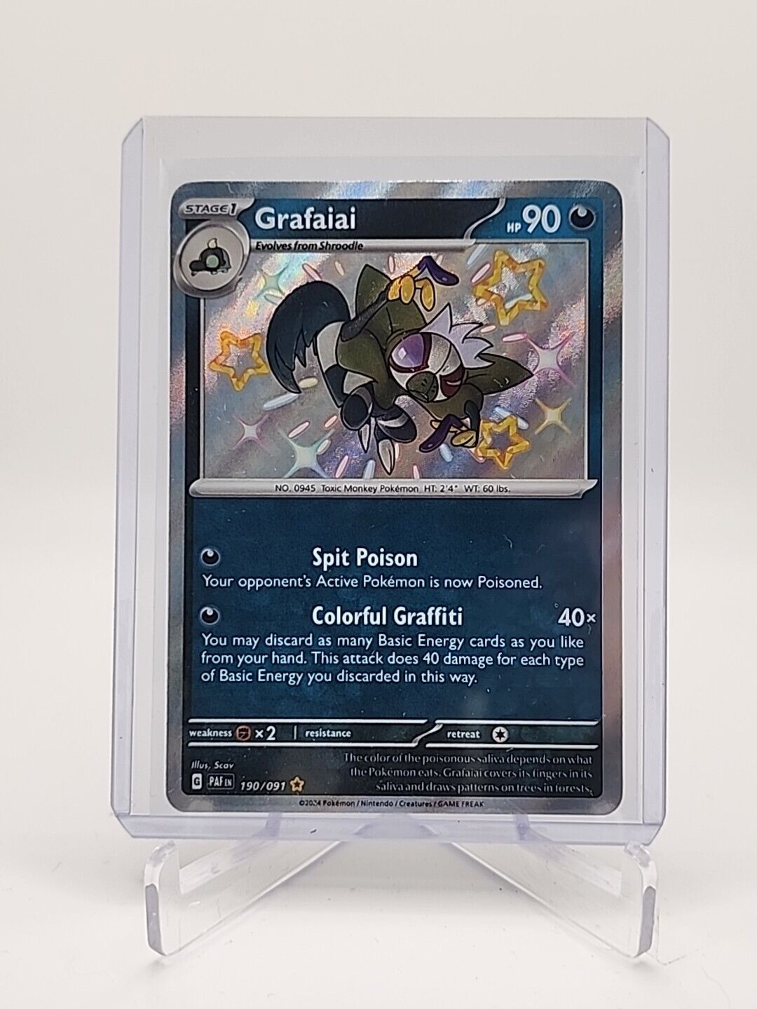 Grafaiai  190/91 Pokémon TCG Paldean Fates